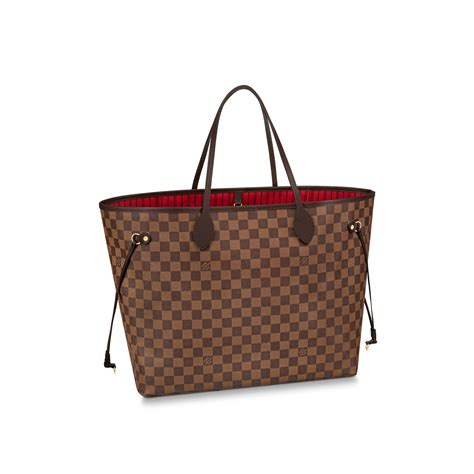 louis vuitton neverfull damier canvas.